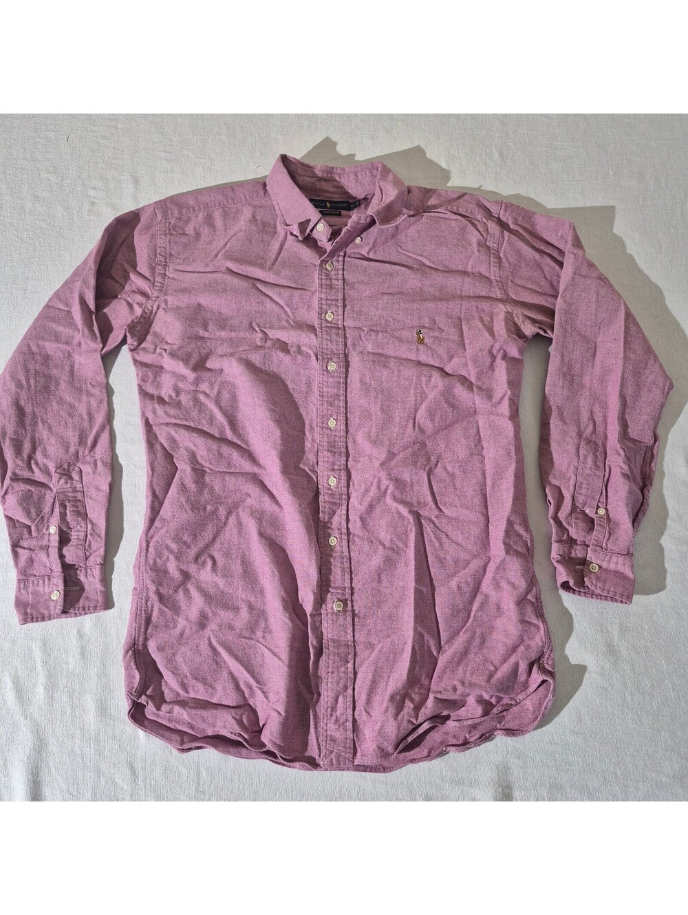Ralph Lauren pink XLT XLarge Stretch Oxford button-up dress shirt
